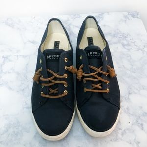 Navy Blue Sperry Shoes